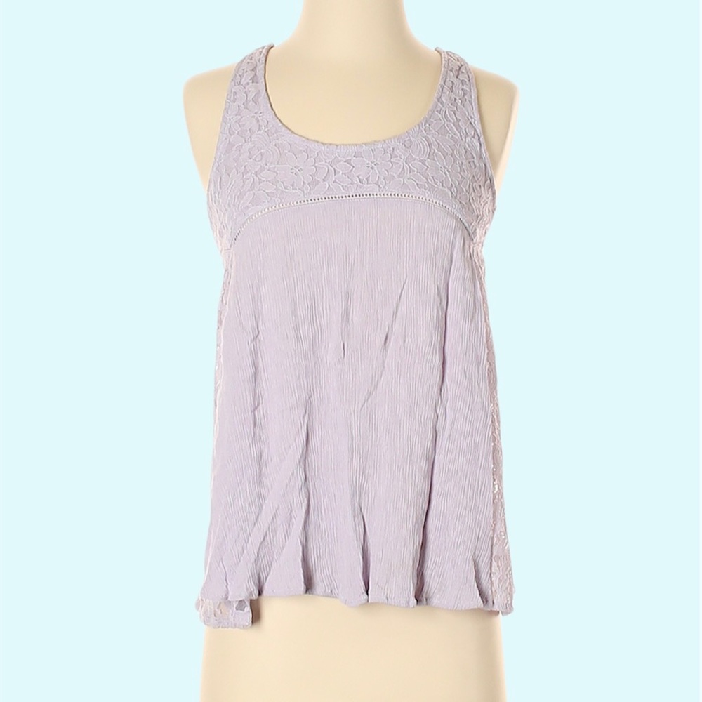 Sweet Rain; Light Purple Sleeveless Tank Top